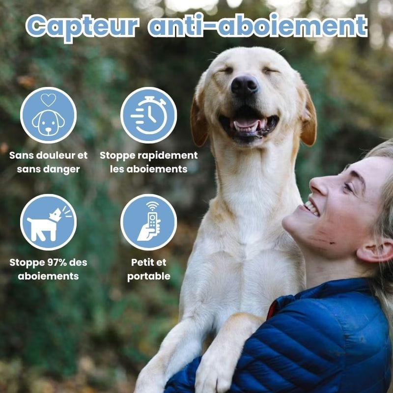 Répulsif anti-aboiement pour chien WoofControle