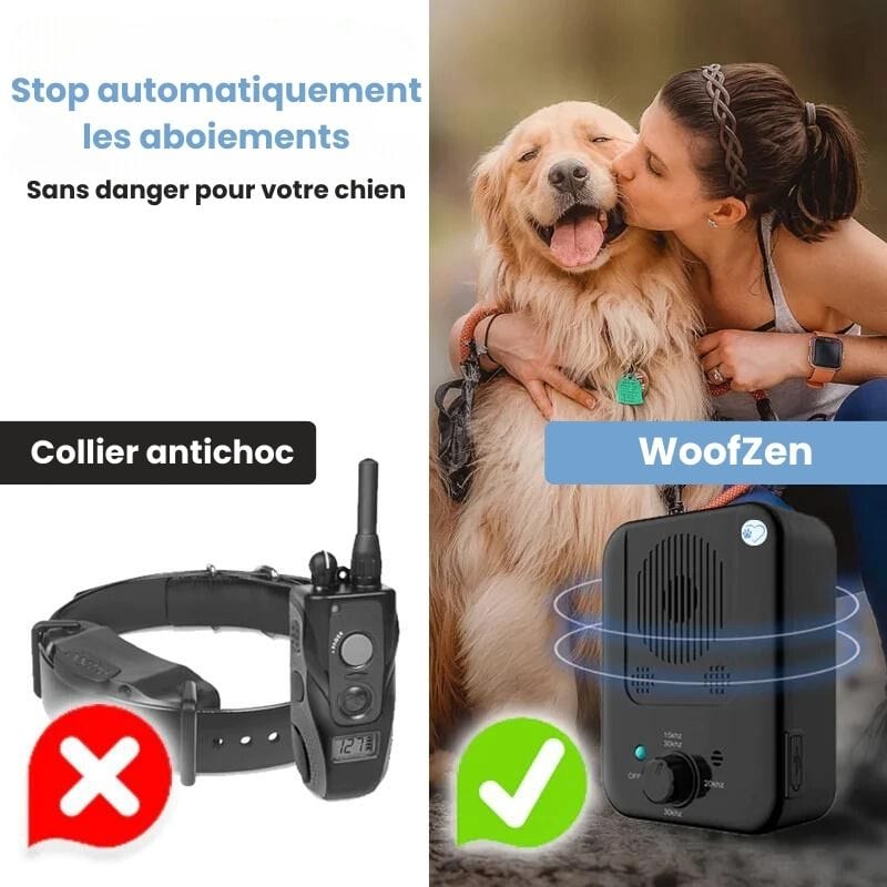 Collier Anti-Aboiement Sans Douleur WoofZen